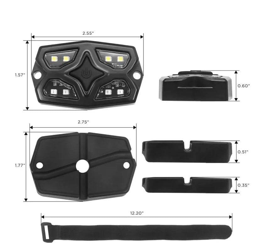 IPX7 Waterproof LED Dome Light White