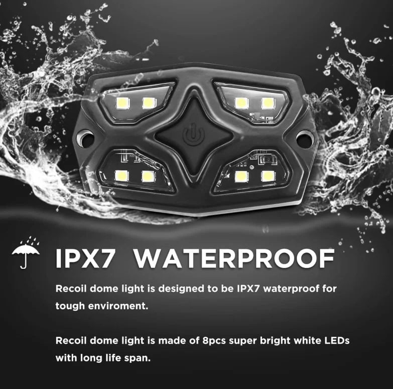 IPX7 Waterproof LED Dome Light White