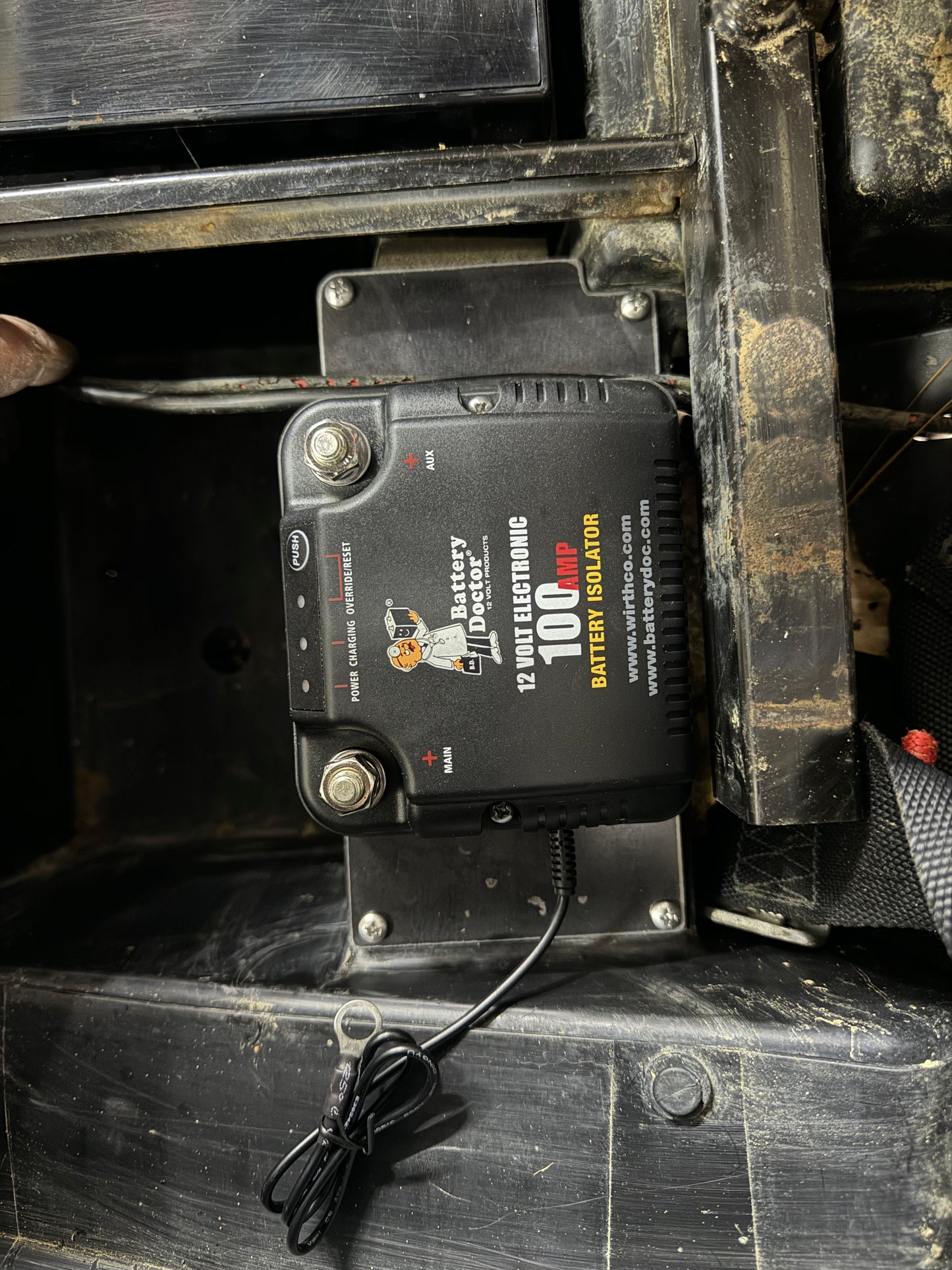 RZR Battery Doctor And Mounting Plate