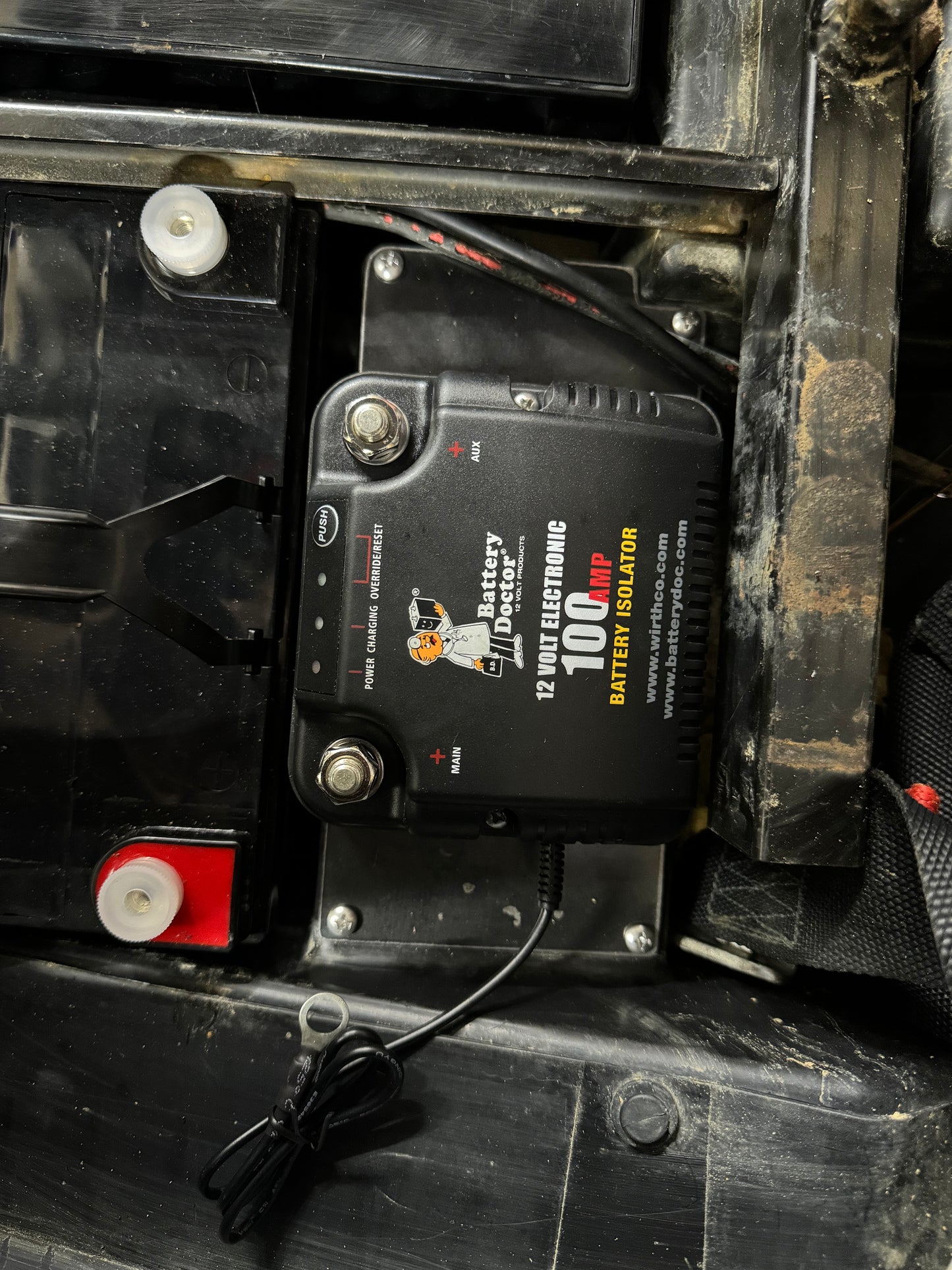RZR Battery Doctor And Mounting Plate